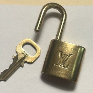 Authentic Louis Vuitton Lock and Key 316